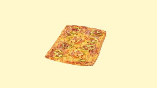 Πίτσα ζαμπόν τετράγωνη 39 x 27cm 1200γρ